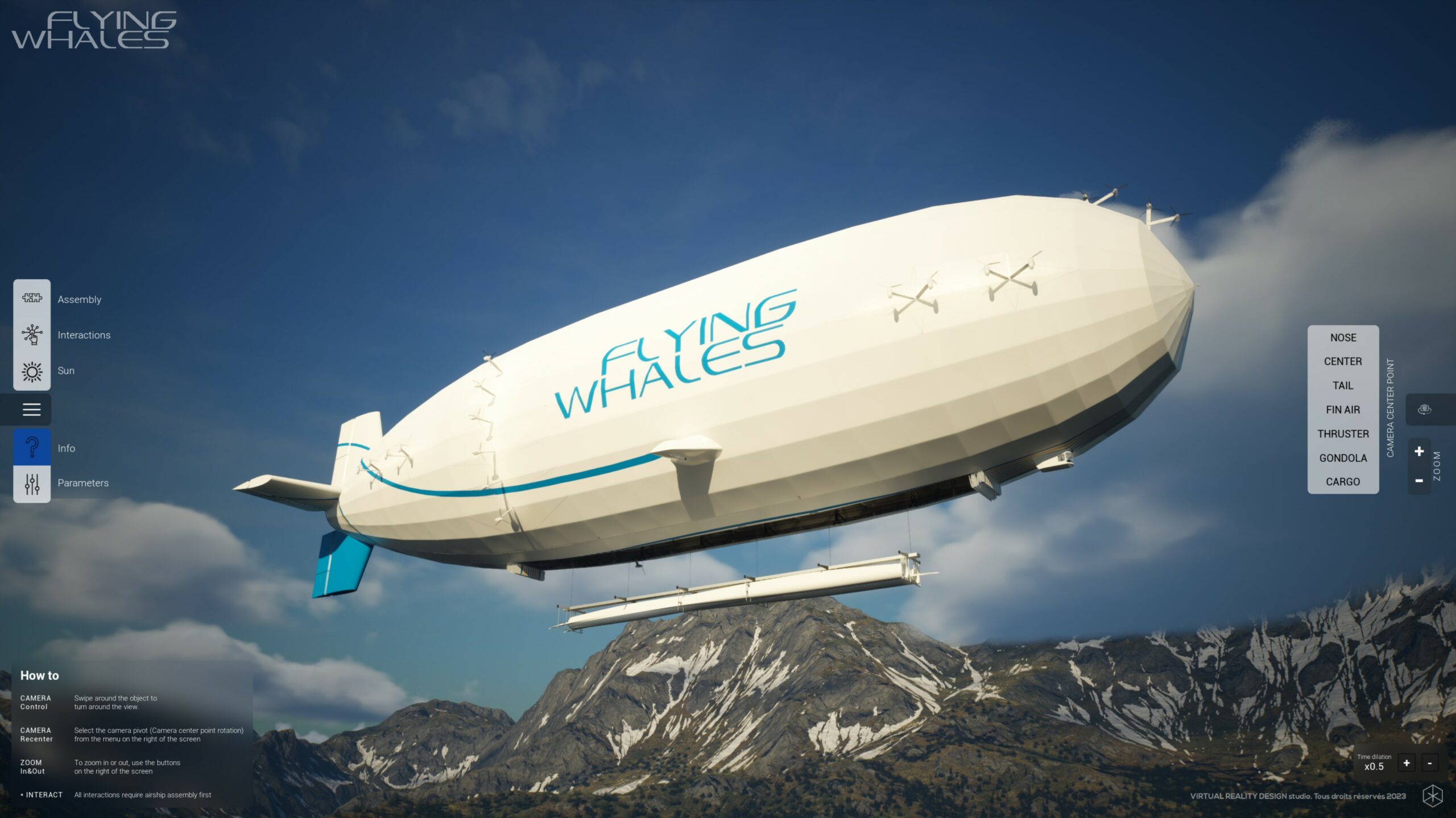 Application 3D Elysian Flying Whales